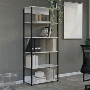 Torre Com Estrutura Em Aço Para Escritório Design Moderno Branco-preto