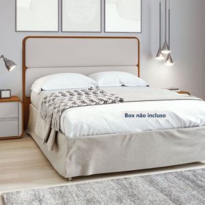Cabeceira Casal Queen 160cm Loop Frassino-bege