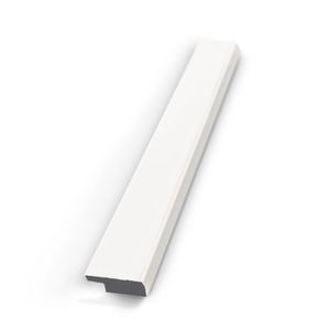 Arremate Alizar Ripado Superior 285cm X 4,2cm X 12cm Branco