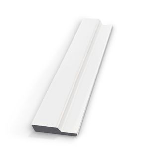 Arremate Alizar Ripado Inferior Para Decoração Branco