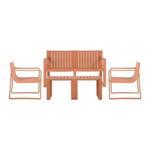 Conjunto De Móveis Para Jardim 5 Peças Verte Eco Pêssego