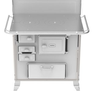 Fogão Lenha Gabinete Direito 85x89x67 Cm Branco