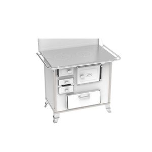 Fogão Lenha Gabinete Esquerdo 85x89x67 Cm Branco