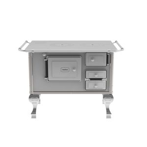 Fogão Lenha Esquerdo 73cmx105x69 Cm Branco