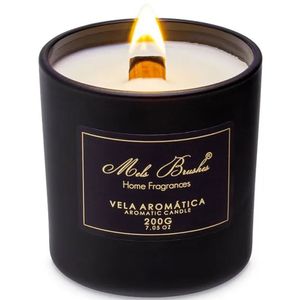 Vela Aromática Perfumada Mels Brushes 200g Orquidea Negra