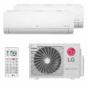 Ar-Condicionado LG Multi Bi Split Inverter 18000 BTUs 1X9000+1X12000 Quente e Frio 220V