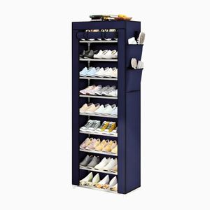 Sapateira Multiuso Para Calçados 9 Andares Com Porta Organiz