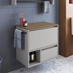 Gabinete Para Banheiro Nicho 1 Gaveta 1 Porta