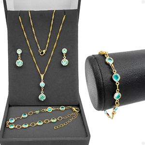 Corrente Feminina Veneziana Pingente Pulseira Brincos