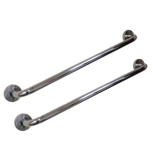 Alça Apoio 50cm Barra Suporte Anti Queda Kit 2 Uni Acessibilidade Cadeirante Pcd Criança Gestante Segurança Box Banheiro Casa