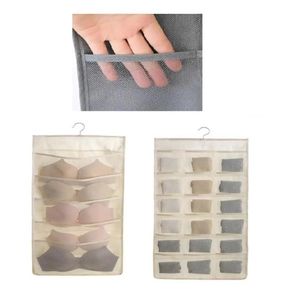 Cabide Organizador 20 Bolsos Divisorias Porta Sutia Closet Joias Guarda Roupa