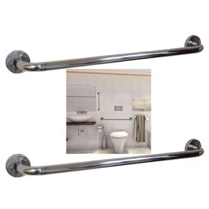 Barra Alça Apoio Kit 2 Uni Suporte Anti Queda 50 Cm