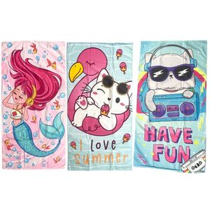 Kit 3 Toalha Lancheira Infantil Playtime 30x50cm Meninas