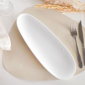 Travessa Melamina Texture 30cm Branco