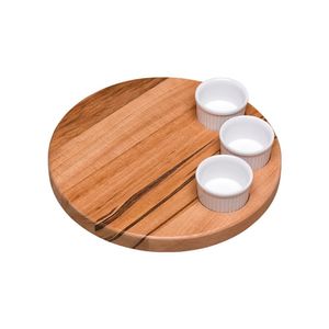 Kit Petisco 4 Peças Tramontina 10239592 Madeira Natural 10239592