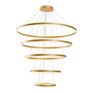 Lustre Pendente Sindora Dcd03021 Dourado Led Bivolt