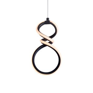 Lustre Pendente Sindora Dcd03255 Preto Led Bivolt