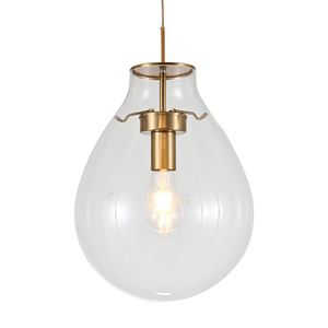 Lustre Pendente Sindora Dcd04130 M Bronze - Transparente E27 Bivolt