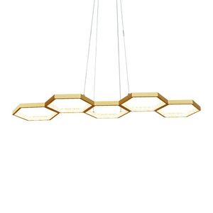 Lustre Pendente Sindora Dcd03180 Dourado Led Bivolt