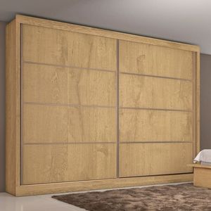 Guarda Roupa Casal 2 Portas 6 Gavetas Sevilha-amêndoa Made Marcs