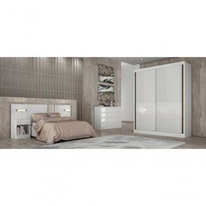 Guarda Roupa Solteiro 2 Portas 3 Gavetas Toledo-branco Móveis Novo Horizonte
