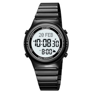 Relógio Digital Masculino Fashion Da Skmei Com Cronômetro Função De Data Resistência À Água Preto