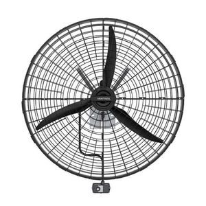 Ventilador De Parede 1,00 Metro Grade De Plástico 1/2 CV Preto VP1M2 220V Ventisol