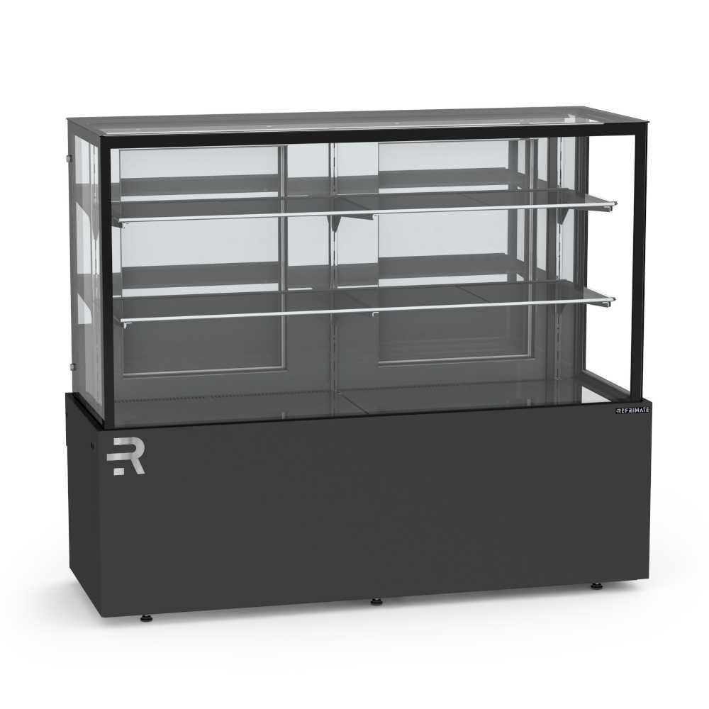 Vitrine Confeitaria Refrigerada Vanguard Top 1,45 Metros Preto CVTR1450 220V Refrimate