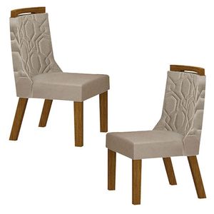 Cadeiras Para Mesa De Jantar Encosto Detalhado - ágata - Leifer Móveis