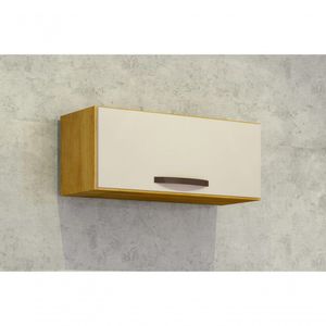 Nicho Para Cozinha 1 Porta Basculante - Maísa-cinamomo-off White - Chf Móveis
