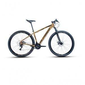 Bicicleta Aro 29 Alfameq Afx Alumínio 21v Freio A Disco Garfo Com Suspensão - Marrom Tam.19