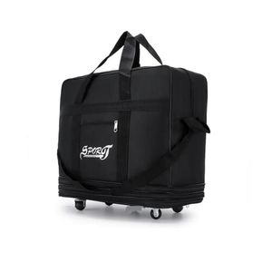 Bolsa Mala De Viagem Expansível Com Rodinhas Grande Impermeável E Ideal Para Compras E Sacoleiras