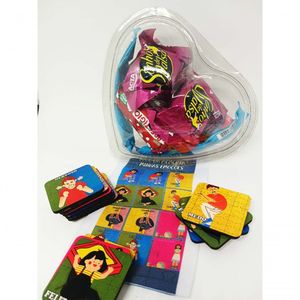 Presente De Páscoa Coração De Doces + Jogo Da Memória Emoções 6 Pares Para Autistas