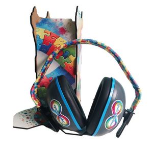 Suporte E Abafador De Ruido Para Autista Infinity Color 18db