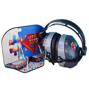 Suporte Infinity E Abafador De Ruidos Cinza De 26db Autistas