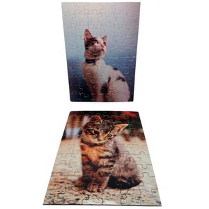 Kit 4 Quebra-cabeças Gatos Relaxante Educativo Divertido