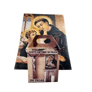 Quebra-cabeça Santos De Devoção Santo Antônio De 150 Pçs Mdf