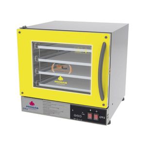 Forno Turbo Elétrico Fast Oven PRP-004 Plus Amarelo Progas Digital 220V