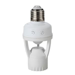 Soquete Sensor De Movimento Para Lâmpada E27 Infravermelho Bivolt Detecção 360 Graus