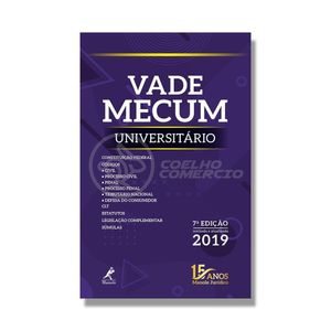 Vade Mecum Universitário - Editora Manole 7ª Edição-2019 Livro Capa Dura