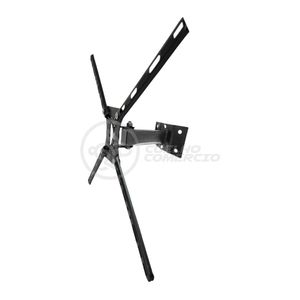 Suporte De Tv Tri Articulado Canaã Para Monitores Tvs 3d Plasma Lcd E Led De 23" Suporta 40 Kg
