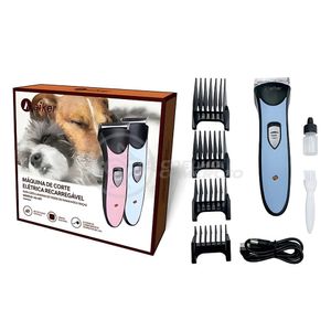 Tosa Cão Aiker Ag-097 Recarregável Para Cães E Animais De Todos Os Tamanhos Raças - Azul