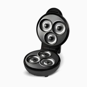 Máquina De Donuts Mini - Faz 3 Rosquinhas - 110v - Preto