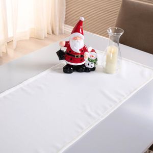 Caminho De Mesa Basic Liso 1 Peça 1,30m X 40cm Decorativo Tecido Oxford Palha 100% Poliéster