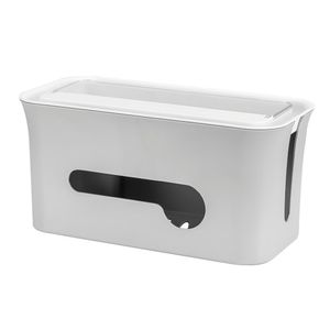 Caixa Organizadora De Cabos E Objetos Octoo Org-box (cinza)