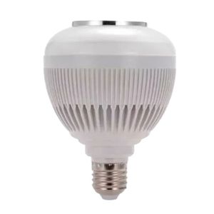 Lâmpada Musical Caixa Som 12w Bluetooth Luz Led Rgb Com Controle