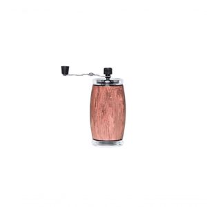 Moedor De Café Manual Em Inox Madeira Round 35 G Mimo Style