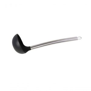 Jogo 2 Conchas Silicone Cabo Inox Preto 30,5 Cm Mimo Style