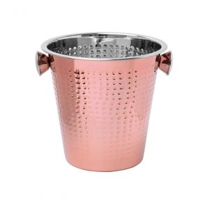 Balde De Gelo Inox Martelado Bronze 4,5 L Mimo Style An2213bz