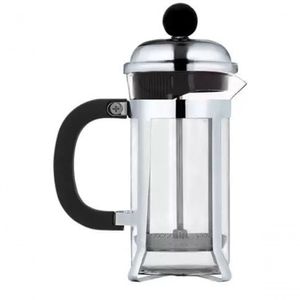 Cafeteira Prensa Francesa Vidro E Inox 350 Ml - Mimo Style - Afp350nx